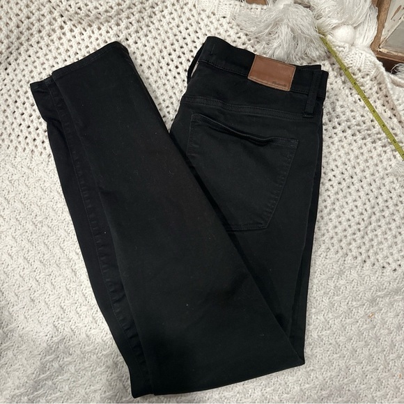 MADEWELL WOMENS JEANS BLACK 8”SKINNY SIZE 31T - Picture 4 of 12